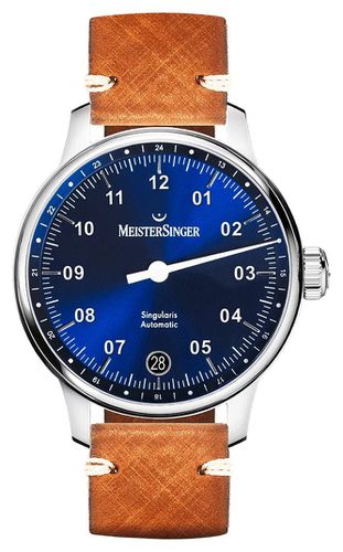 SIN908 Singularis Dial Vintage Saddle Watch - MeisterSinger - Modalova