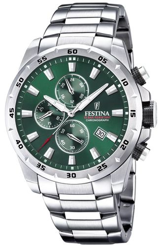 F20463/3 Chrono Sport | 316L | Stainless Steel Watch - Festina - Modalova