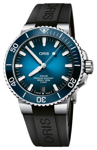 EB Aquis Date Calibre 400 Watch - ORIS - Modalova