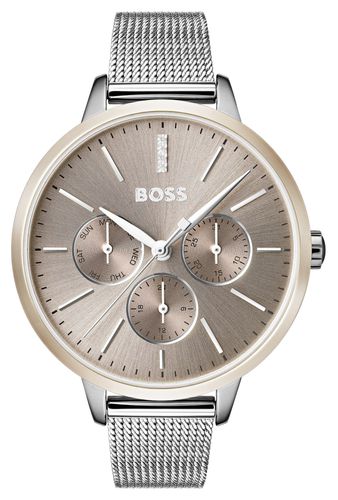 Black Symphony Day & Date Display Watch - BOSS - Modalova