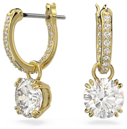 Constella Drop Earrings Gold-Tone Plated Jewellery - Swarovski - Modalova