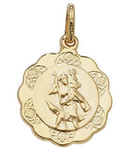 PN154 Filigree St Christopher Jewellery - James Moore TH - Modalova