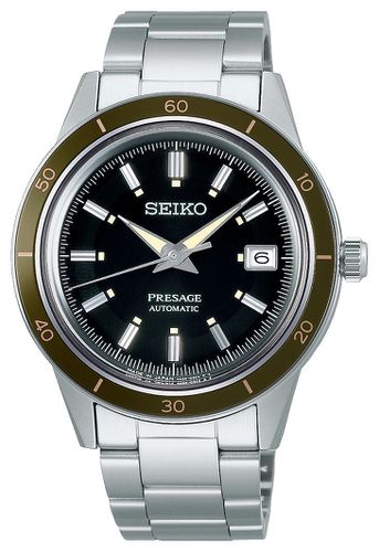 SRPG07J1 Presage Style 60s Dial Steel Bracelet Watch - Seiko - Modalova