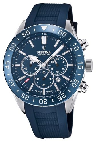 F20515/1 Ceramic Chronograph (44mm) Dial / Watch - Festina - Modalova