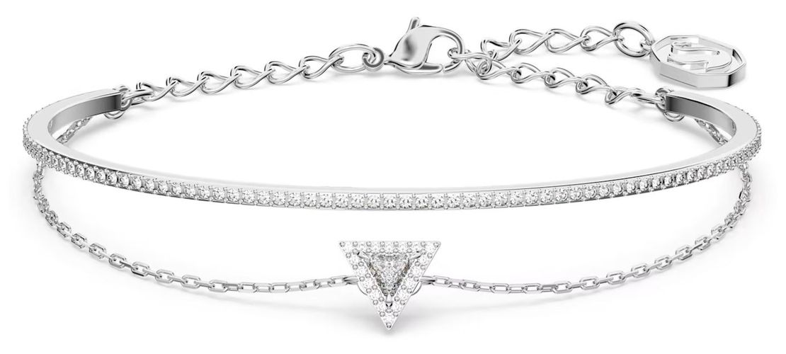 Ortyx Bangle Bracelet Rhodium-Plated Jewellery - Swarovski - Modalova