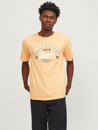 T-shirt Imprimé Col Rond - Jack & Jones - Modalova