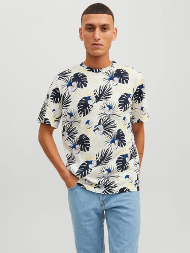 Tropical Crew Neck T-shirt - Jack & Jones - Modalova