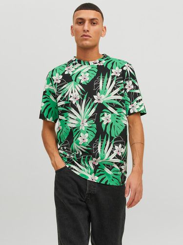 Tropical Crew Neck T-shirt - Jack & Jones - Modalova