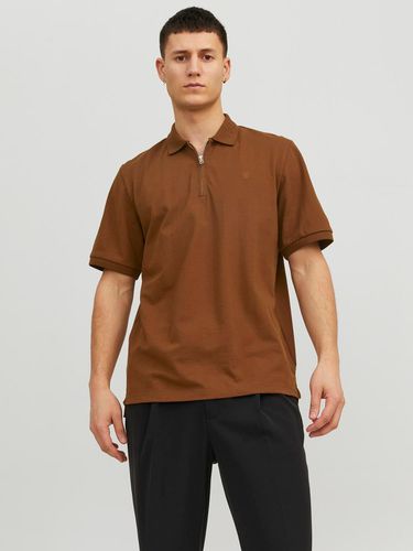 Ühevärviline Shirt Collar T-shirt - Jack & Jones - Modalova