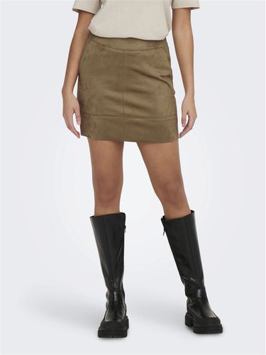 Leather Look Skirt - ONLY - Modalova