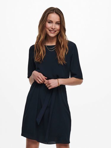 Mini Solid Color Belt Dress - ONLY - Modalova