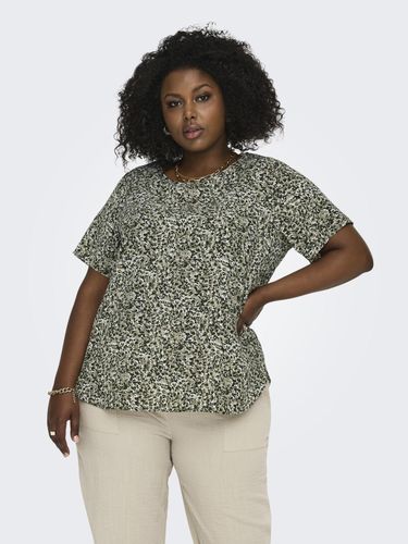 Curvy Short Sleeve Top - ONLY - Modalova