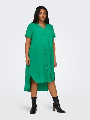 Curvy Loose Fitted Shirt Dress - ONLY - Modalova