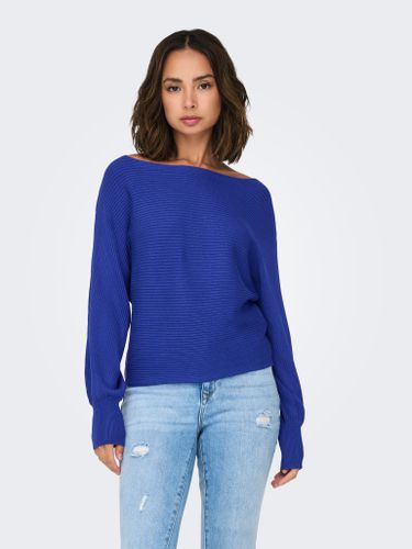 Boat Neck High Cuffs Pullover - ONLY - Modalova