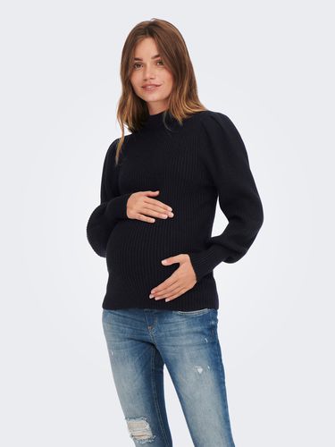 Mama High Neck Knitted Pullover - ONLY - Modalova