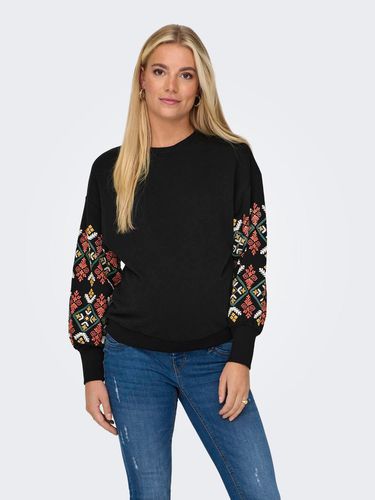 Mama Floral Printed Sweatshirt - ONLY - Modalova