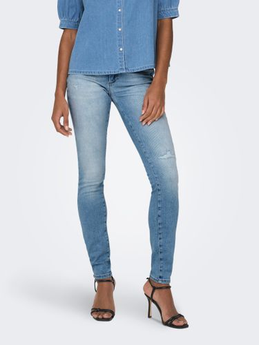 Onliconic High Waist Skinny Ankle Destroyed Jeans - ONLY - Modalova