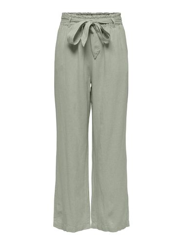 Linen Belt Trousers - ONLY - Modalova