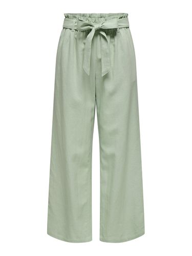 Linen Belt Trousers - ONLY - Modalova