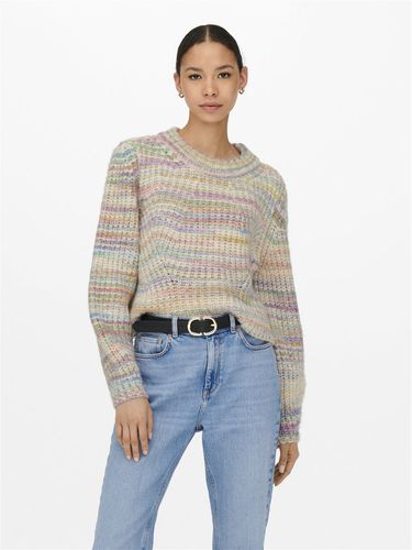 Multi Colored Knitted Pullover - ONLY - Modalova