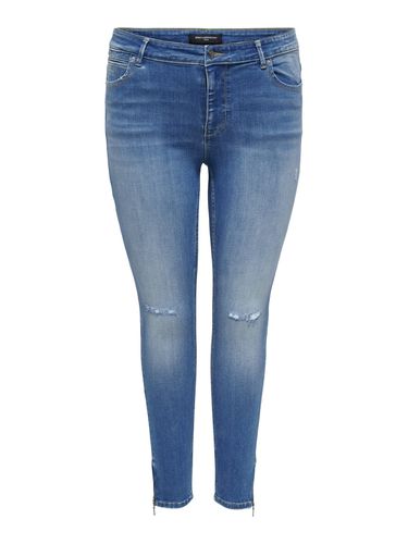 Curvy Carkarla Reg Zipper Detailed Skinny Fit Jeans - ONLY - Modalova