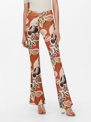 Patterned Flared Trousers - ONLY - Modalova