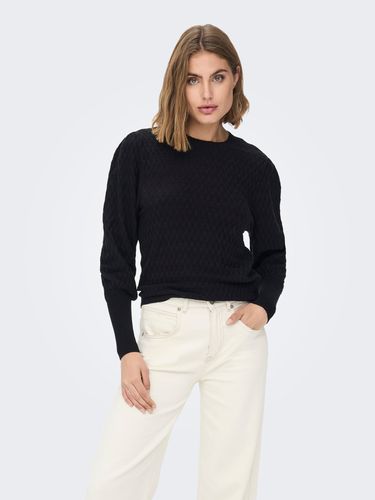 Structured Knitted Pullover - ONLY - Modalova