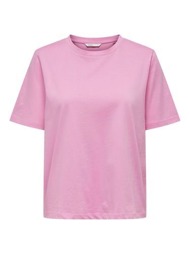 Basic Solid Color T-shirt - ONLY - Modalova