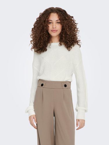 Solid Color Texture Knit - ONLY - Modalova