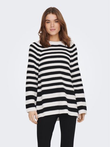 Striped Knitted Pullover - ONLY - Modalova