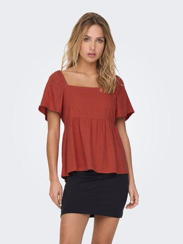 Volume Top With Square Neck - ONLY - Modalova