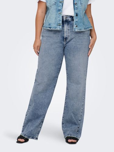 Curvy Carhope Wide High Waisted Jeans - ONLY - Modalova