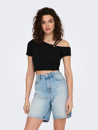 Cut Out Detailed Cropped Top - ONLY - Modalova