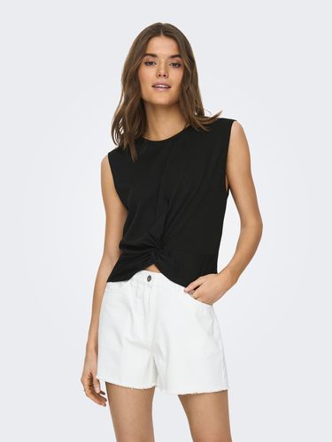 O-neck Top With Knot Detail - ONLY - Modalova