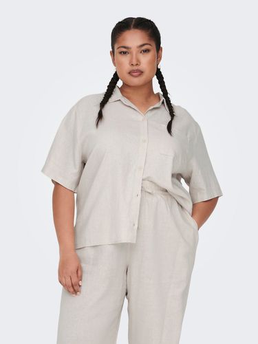 Curvy Linen Shirt - ONLY - Modalova