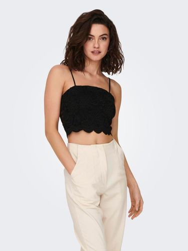 Cropped Lace Top - ONLY - Modalova