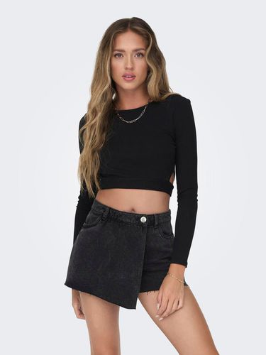 Cropped Top With Long Sleeves - ONLY - Modalova