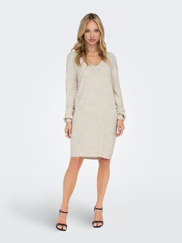 Mini V-neck Knitted Dress - ONLY - Modalova