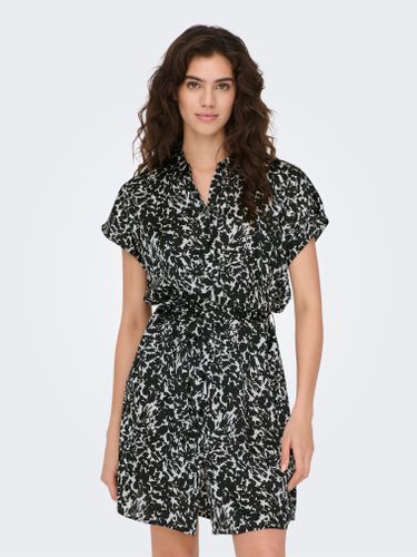 Printed Shirt Dress - ONLY - Modalova