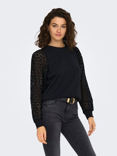 Detailed O-neck Sweatshirt - ONLY - Modalova