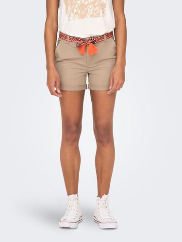 Mini High Waisted Belt Shorts - ONLY - Modalova