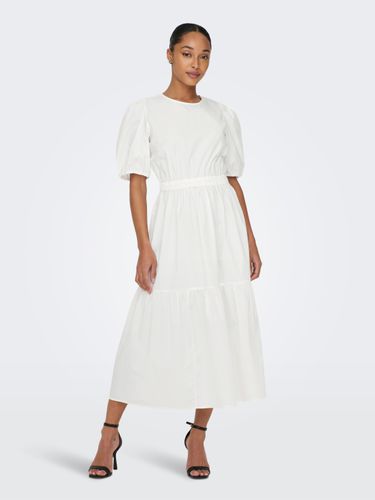 Midi Dress With Tie Detail - ONLY - Modalova