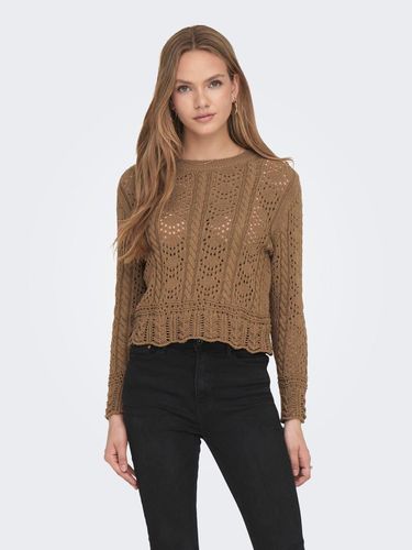 Short O-neck Knitted Pullover - ONLY - Modalova