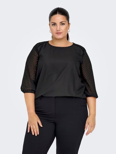 Curvy Top With 3/4 Sleeves - ONLY - Modalova