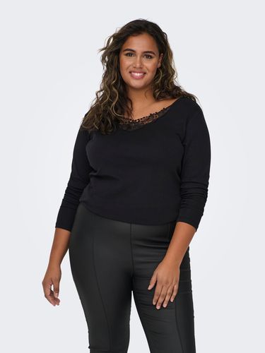 Curvy Top With Lace - ONLY - Modalova