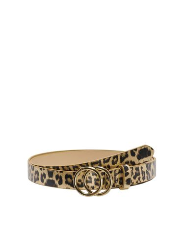 Curvy Leopard Printed Belt - ONLY - Modalova