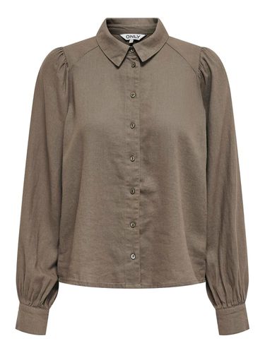Long Sleeve Linen Shirt - ONLY - Modalova