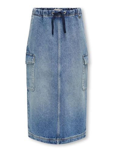 Maxi Denim Dress With Cargo Pockets - ONLY - Modalova