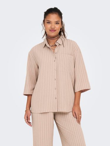 Striped Shirt With Oversized Fit - ONLY - Modalova