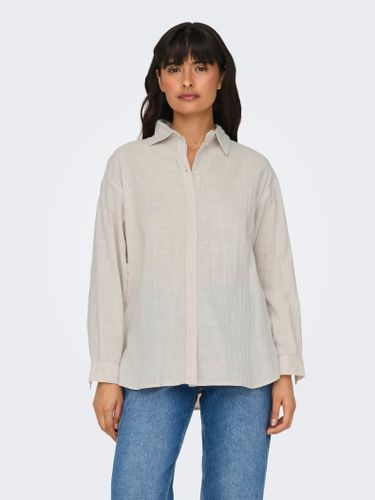 Shirt With Fold-up Cuffs - ONLY - Modalova